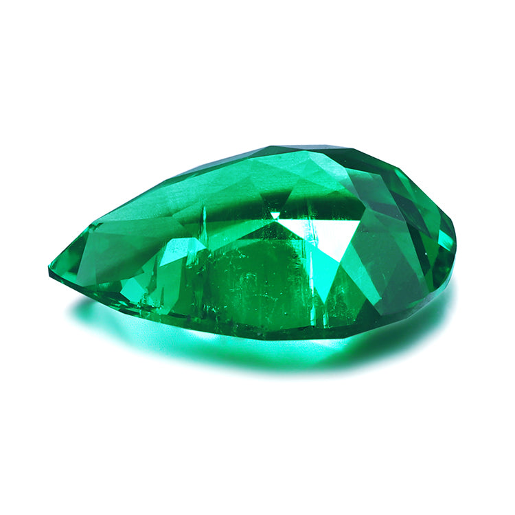 Lab Created Synthetic Emerald Gemstone  Per Carat 4x6mm 6x8mm 9x11mm