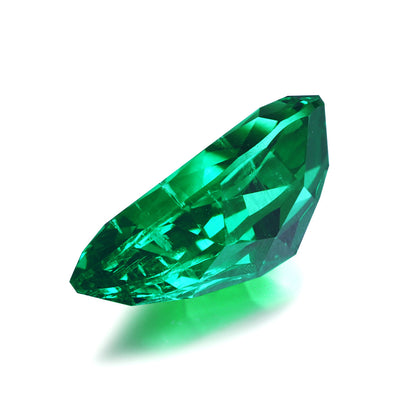 Lab Created Synthetic Emerald Gemstone  Per Carat 4x6mm 6x8mm 9x11mm