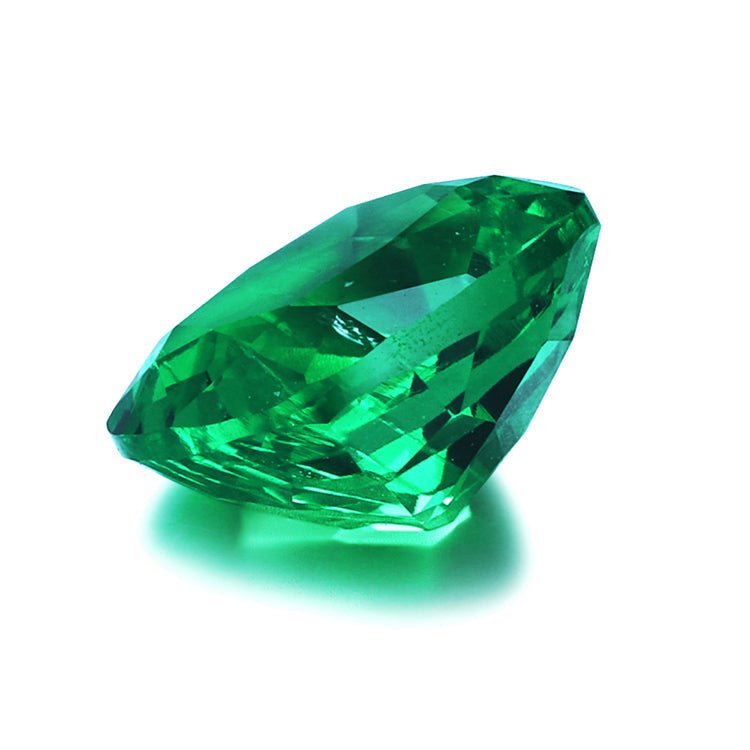 Cushion Cut Colombia Emerald MUZO Green Lab-created Emerald - ROISGEMS