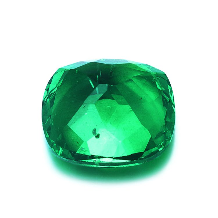 Cushion Cut Colombia Emerald MUZO Green Lab-created Emerald - ROISGEMS