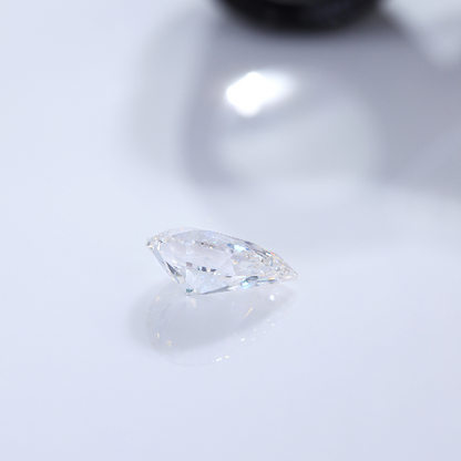 GIA IGI Certificate 1.0ct E Pear Cut Lab Grown CVD Diamond