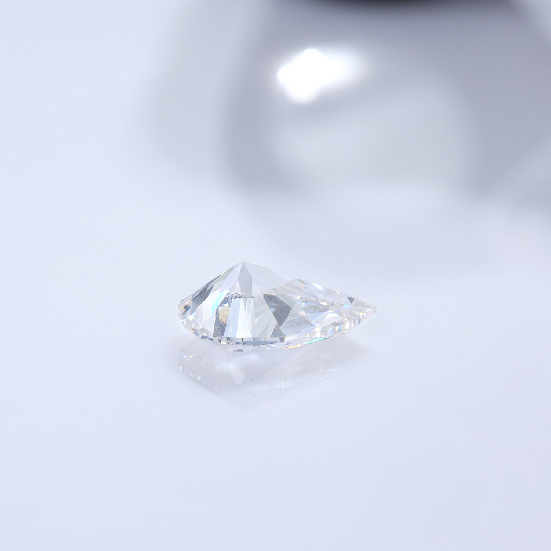 GIA IGI Certificate 1.0ct E Pear Cut Lab Grown CVD Diamond