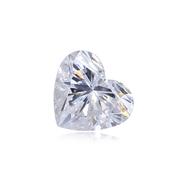 GIA IGI Certificate 1.0ct E Heart Cut Lab Grown CVD Diamond